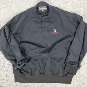 Zero Restriction Jacket Mens XL Black Golf Pullover Windshirt TPC Four Seasons